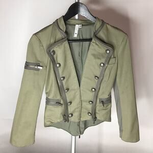 BCBG MAXAZRIA military double breasted Jacket